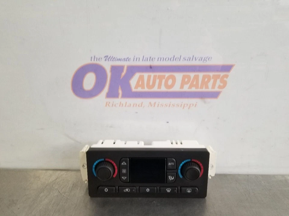 06 2006 Chevy Silverado 1500 LT temperatura aire acondicionado control térmico 10367041 Foto 3 de 4