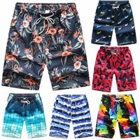 Mens Quick Dry Swim Shorts Mesh Knee Length Beach Board Swimming Trunks UK