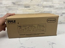 Pyle PTAU45 Bluetooth Mini Stereo Power Amplifier 2x120W USB AUX Tested