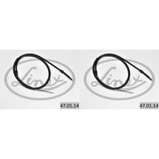 2x LINEX Handbremsseil Seilzug Feststellbremse für VW Golf II 19E 1G1 1.8i