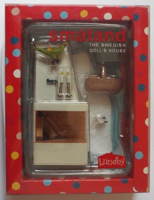 1/16 Smaland Corner Fireplace (w/ fun Parrot!) Lundby #3047 Factory Sealed MISB