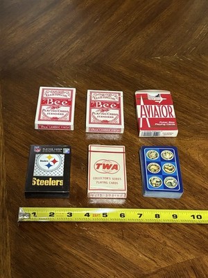 Playing Card Lot Of Six Decks Bee And Other Brands