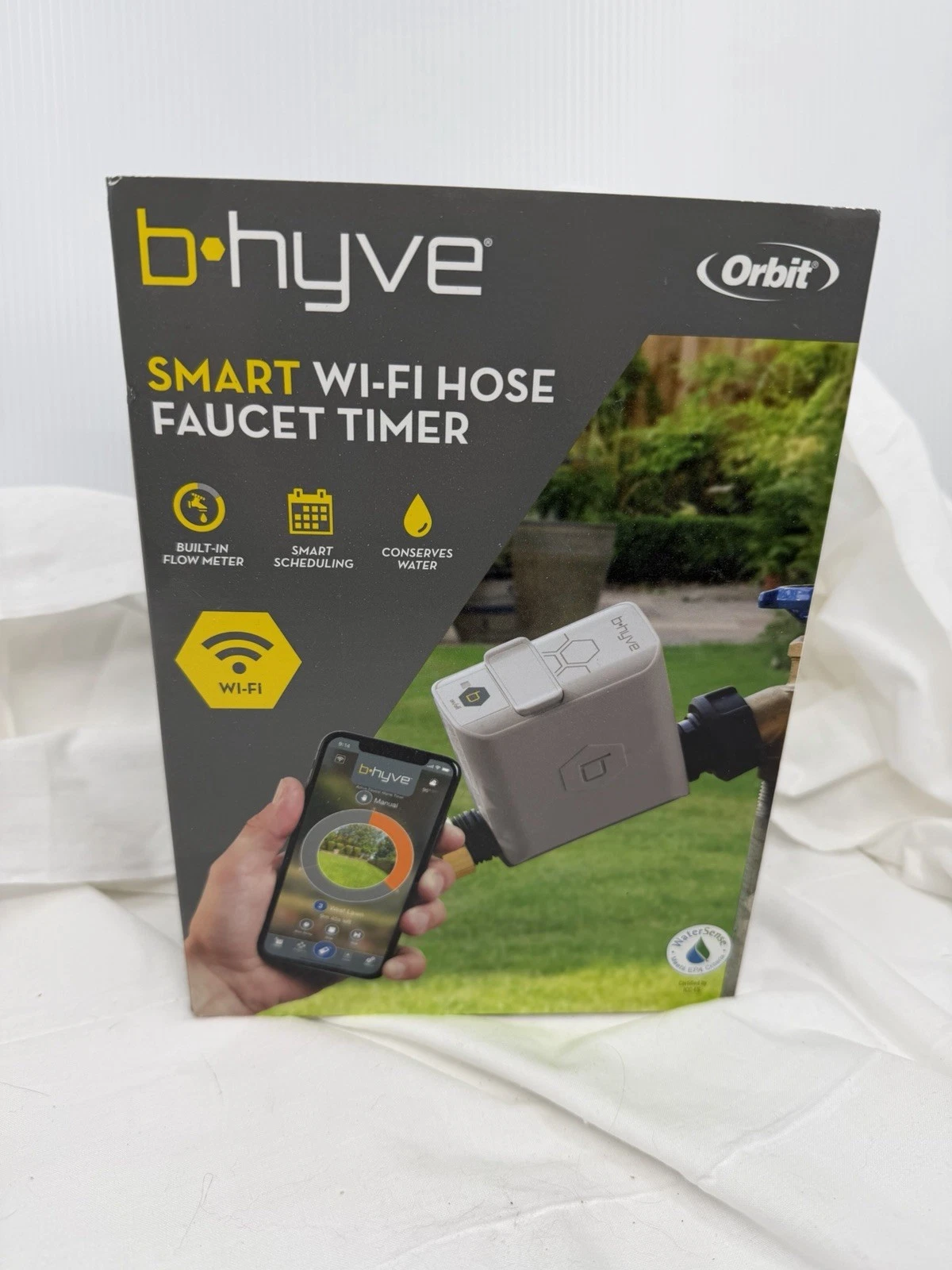 New In Box - Orbit 21004 B-Hyve Smart Hose Watering Timer with Wi-Fi Hub - Grey
Opens in a new windo