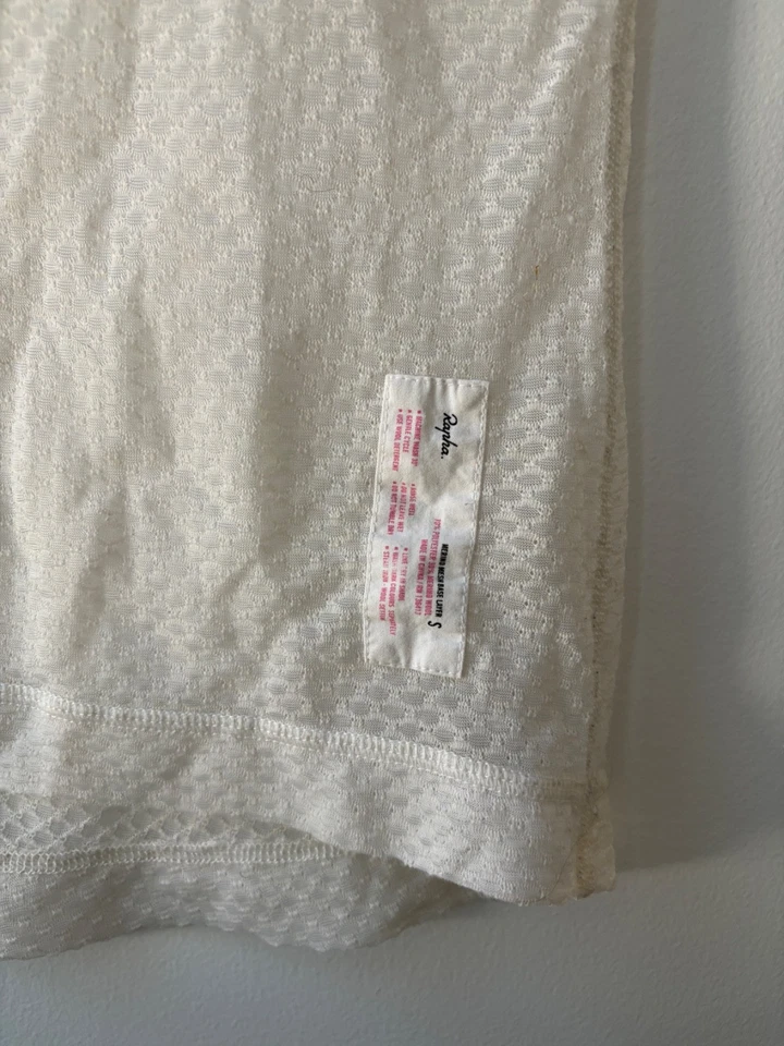 Capa Base Crema Manga Corta 100% Merino Rapha Para Hombre, Usada - Talla Pequeña Foto 2 de 3