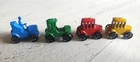 Vintage 1950's Japan Matchbox Diecast Metal Car Smallest Old Timers Yellow Green