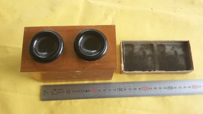Ancien stéréoscope 76 STEREOSCOPE PARIS 3 + 15 plaques de verre PAYSAGES - Photo 1/4