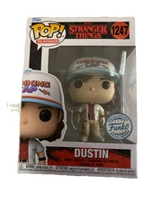 funko pop vinyl television stranger things dustin (dragon shirt) no.1247