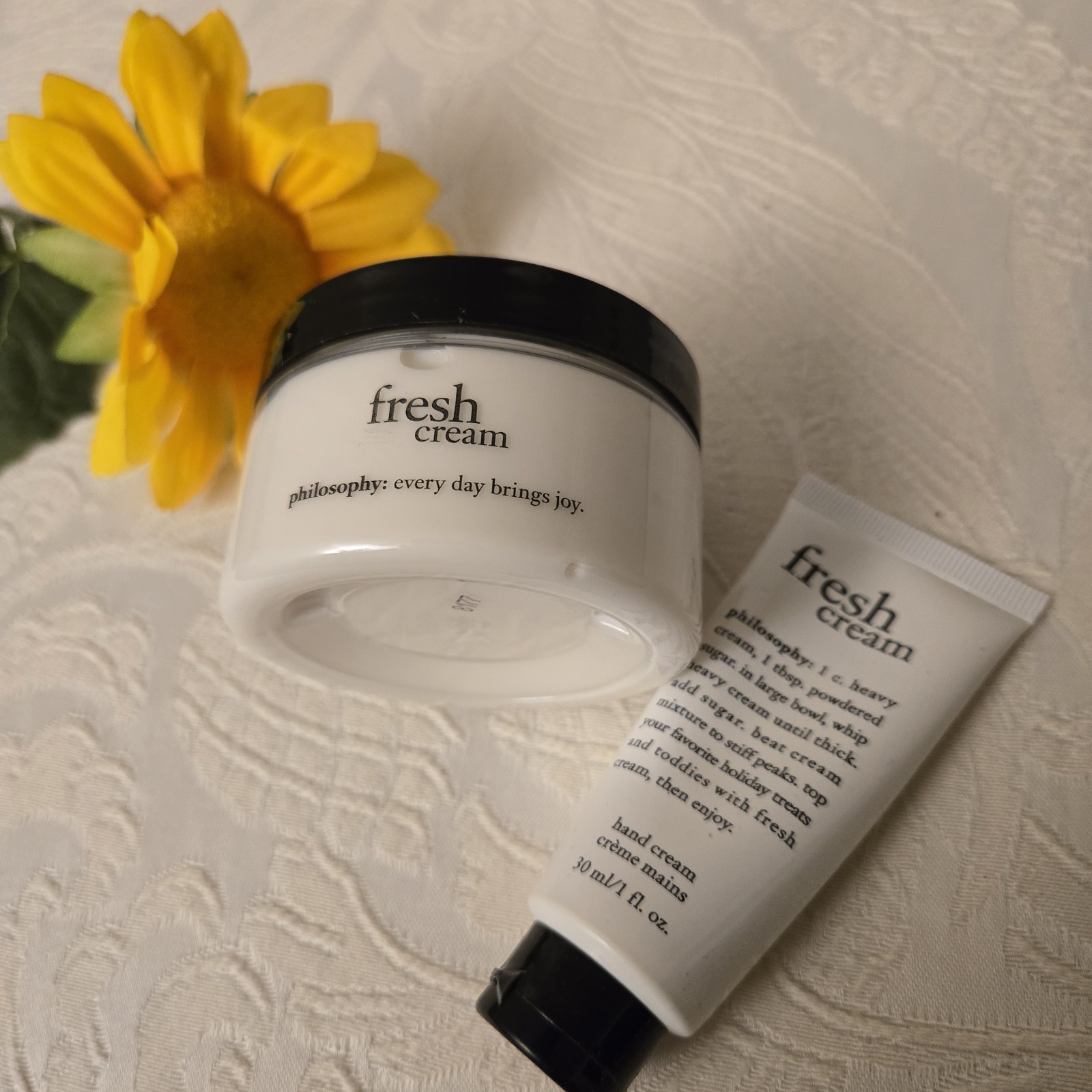 Philosophy FRESH CREAM*2-PC Set* Glazed Body Souffle & Hand 
