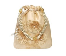 Handmade Traditional Ethnic Potli Bag Clutch Batwa Pouch Women Girls