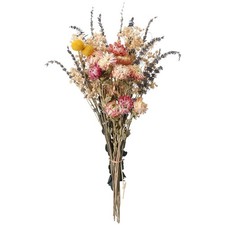 27 PCS Dried Flowers Bouquet Set with Lavender Daisies Baby's Breath Eucalypt