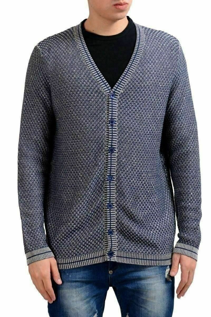 Мужской льняной шелковый кардиган-свитер Malo размер US M IT 50 28890₽