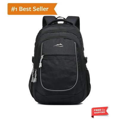 Backpack Bookbag for College Sturdy Travel Business Hiking Fit Laptop Up to 1...