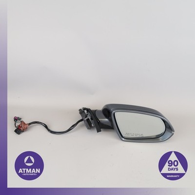 14-18 Audi D4 A8L S8 Right Side Rear View Door Mirror w/ Camera & Blind Spot OEM