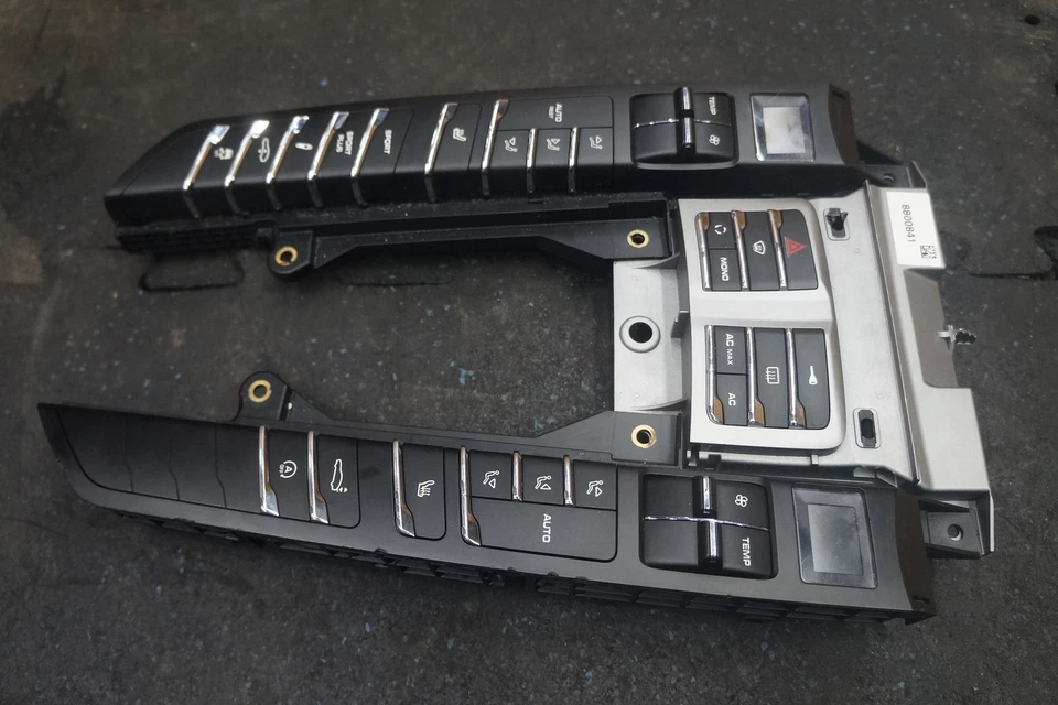 Heat AC Climate Control Switch Panel 97065320304 OEM Porsche Panamera 970 10-13 - Image 2 of 4