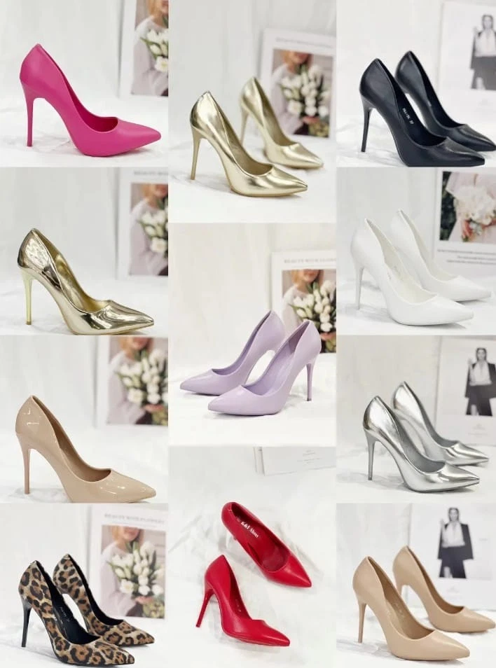 EDEFS Scarpe Con Tacco Alto 12 Cm E Tacco A Spillo, Sandali Eleganti Donna In Sintetico Con Fibbia, Perfetti Per Festa, Matrimonio E Ufficio