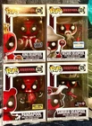 Funko Pop! Deadpool Lot King #326 Wizard #324 Pandapool #328 Samurai #329