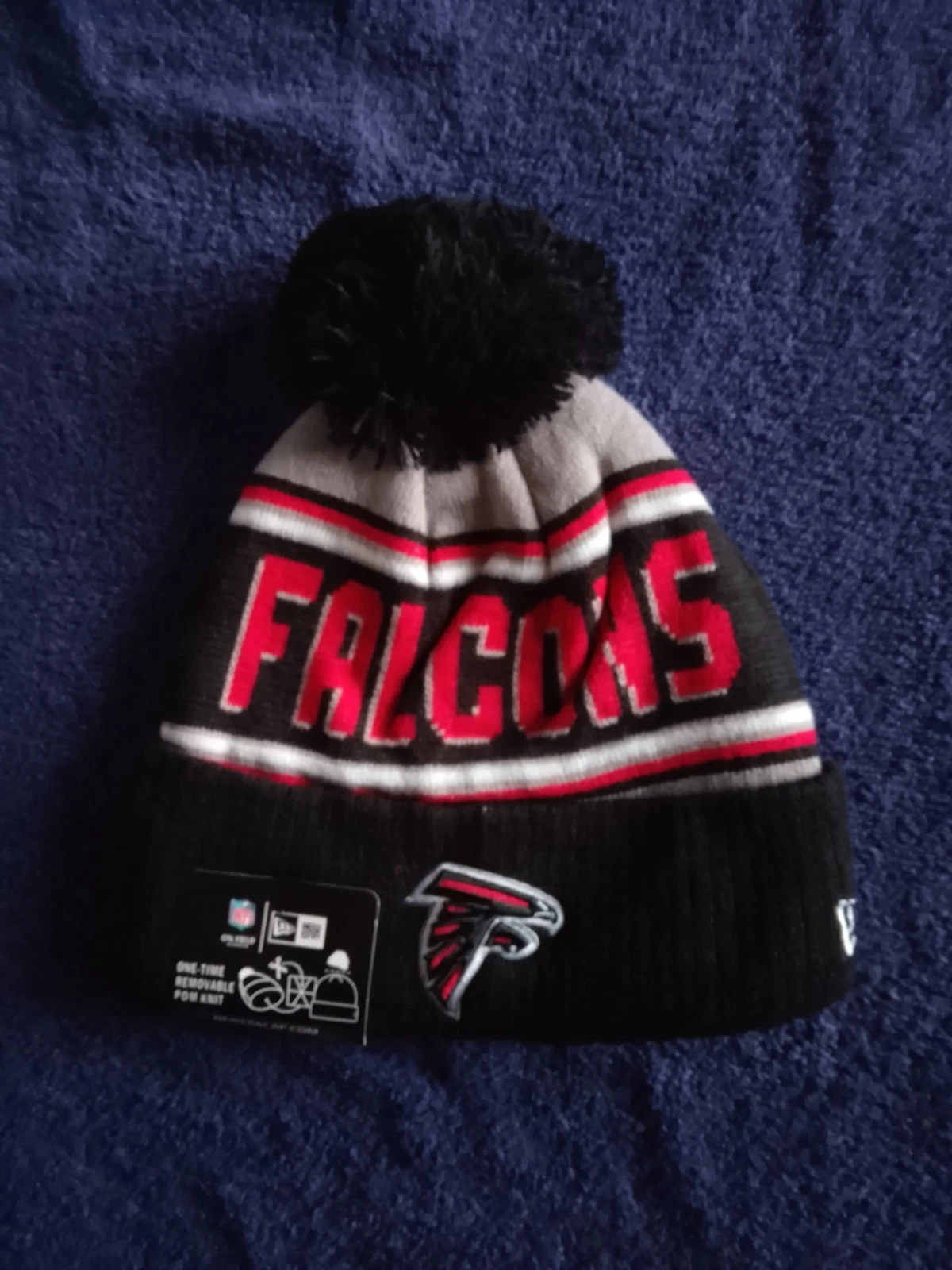 Atlanta Falcons NFL Bobble Hat Multicoloured. New With Tag Still On