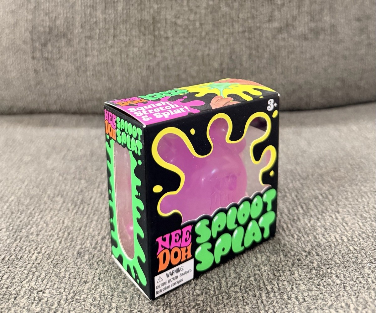 Purple NeeDoh SPLOOT SPLAT, Nee Doh Splatter Fidget, Nee-doh
