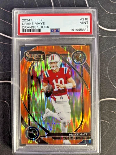 2024 Select - DRAKE MAYE ROOKIE - Orange Shock /399 - PSA 9