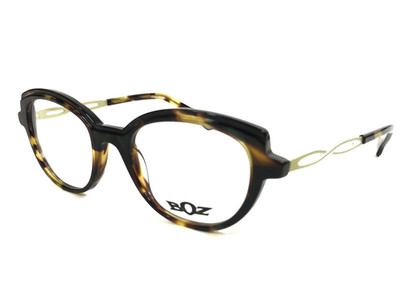 BOZ Eyeglasses Frames ECLIPSE 4555 Green Brown Demi Gold White 49-19-140