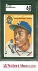 1954 TOPPS #128 HENRY HANK AARON RC BRAVES HOF SGC 6