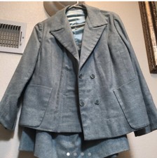 Handmade Vintage Two Piece Blazer-Skirt Set