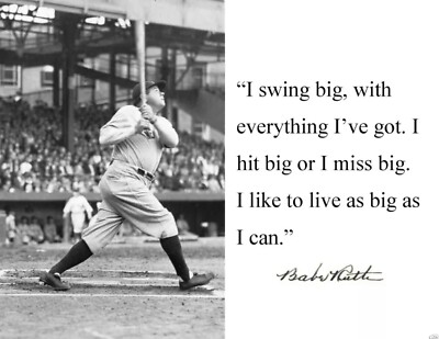 Babe Ruth NewYork MLB Holographic 11x14 Matted Frame