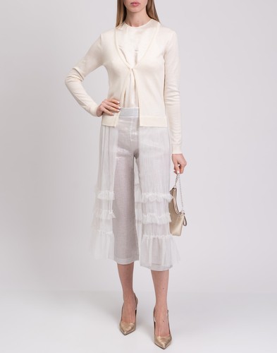 RRP €178 TI CHIC MILANO By SECRETS Cardigan IT42 US6 UK10 M Angora Wool Blend - Picture 2 of 5