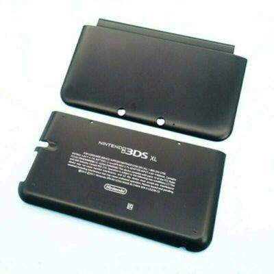 Black Replacement Housing Cover for 2015 Nintendo 3DS XL Shell Top Bottom