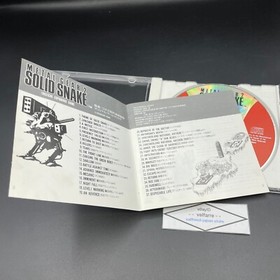 MSX2 Metal Gear 2 Solid Snake Soundtrack CD Tactical Espionage Game Konami USED