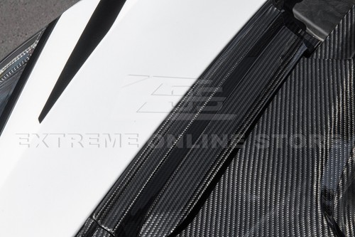 For 20-Up Corvette C8 Replacement Dry CARBON FIBER Front Trunk Upper Trim Cover - Bild 8 von 24