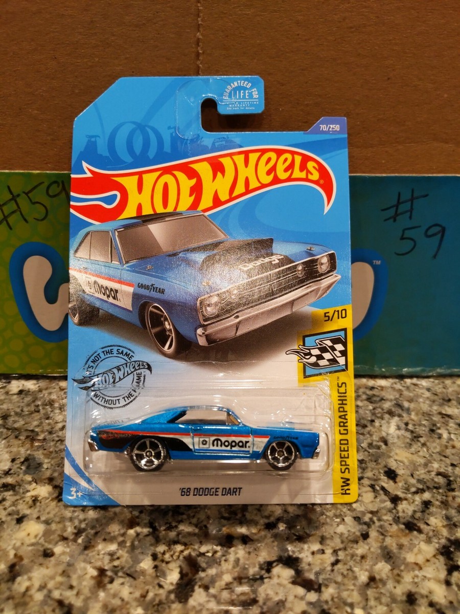 2020 Hot Wheels '68 Dodge Dart #70/250 BLUE HW Speed Graphics