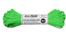 Parachute Cord FALLSCHIRMLEINE 100FOOT Army Seil Safety Green oliv ca. 30 Meter