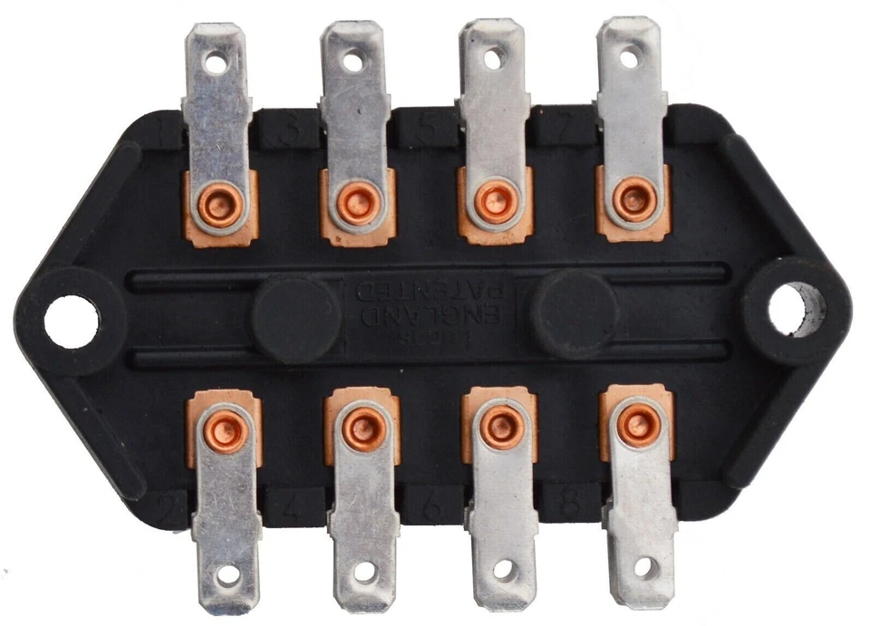 Nueva caja de fusibles Lucas genuina para Triumph TR6 1969-1976 1968 TR250 37420 Foto 2 de 2