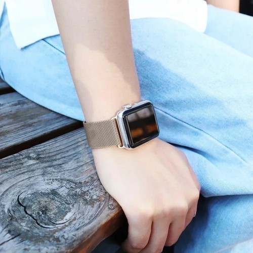 For Apple Watch iWatch Band Series 10 9 8 7 SE 6 Magnetic Stainless Steel Strap - Picture 18 of 34