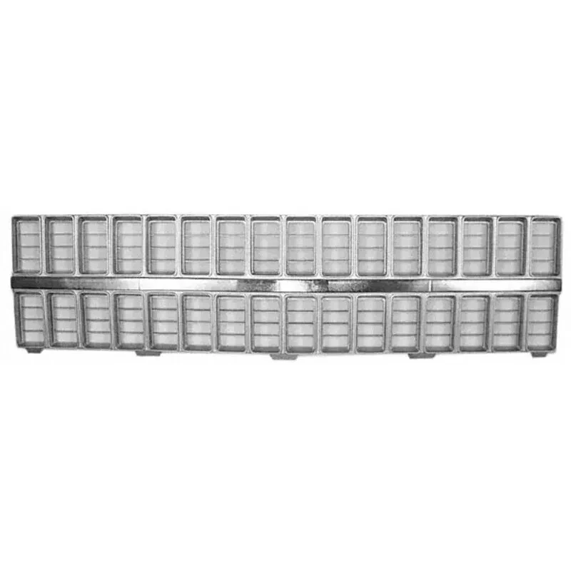 NEW FRONT GRILLE CHROME AND SILVER PLASTIC FOR 1981-1982 CHEVROLET C10 GM1200121 Foto 2 de 4