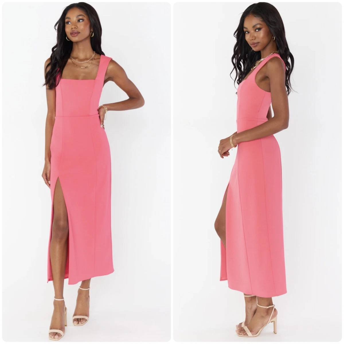 Show me top pink dresses