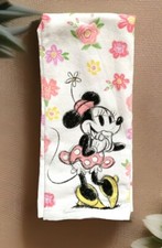 Disney SKETCHBOOK MINNIE MOUSE SPRING FLORAL 16 x 26 2pc Kitchen Dish Towel Set