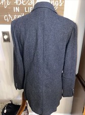 Liz Claiborne Sport Medium Black 100% Wool Double Breasted Coat