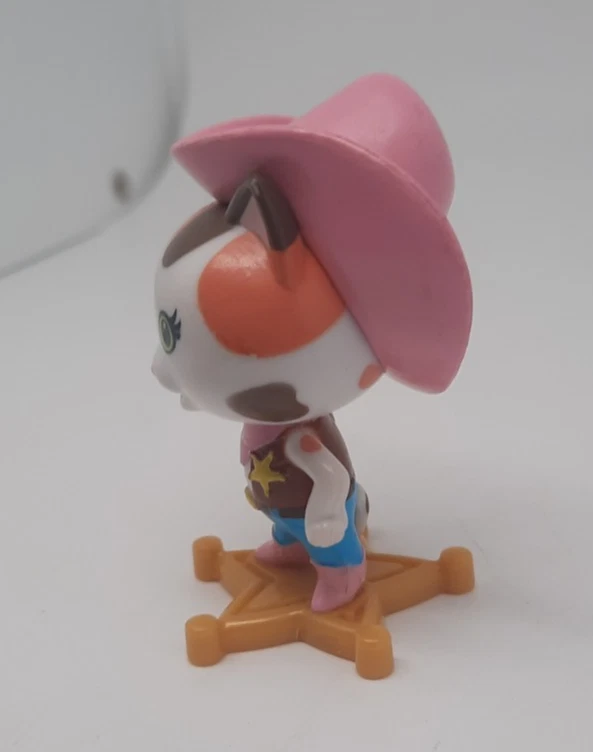 Disney Junior Sheriff Callie's Wild West 3 inch Star Cat Toy Cowboy Cowgirl Pink - image 2 of 4