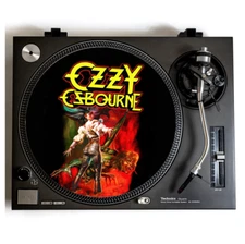 OZZY OSBOURNE Turntable Slipmat For Vinyl Records 12" DJ Slip Mat Black Sabbath