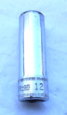 SNAP ON 6 POINT 12mm DEEP SOCKET 1/4" DRIVE # SFSM12