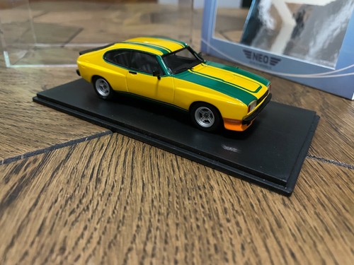 NEO Models NEO46106 Ford Capri II 3.0S X-Pack Yellow/Green 1976 1/43 - Picture 7 of 11