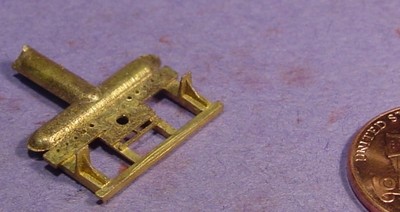 HO/HOn3 BRASS STEAM LOCOMOTIVE STEEL PILOT BRACKET WISEMAN BACK SHOP HBS098