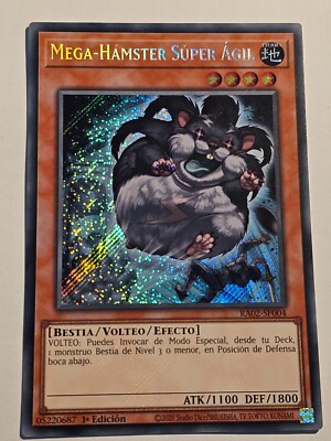 Superflinker Mega-Hamster (V.3 - Secret Rare) YUGIOH RA02 SPANISCH 1. NM 34361