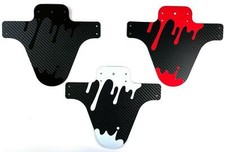 Mud Guard Fender Spritzschutz Mudguard Schutzblech MTB Fahrrad  CARBON LOOK 