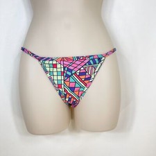 Wildfox Swim Bikini Bottoms Multi-Color Large NWT