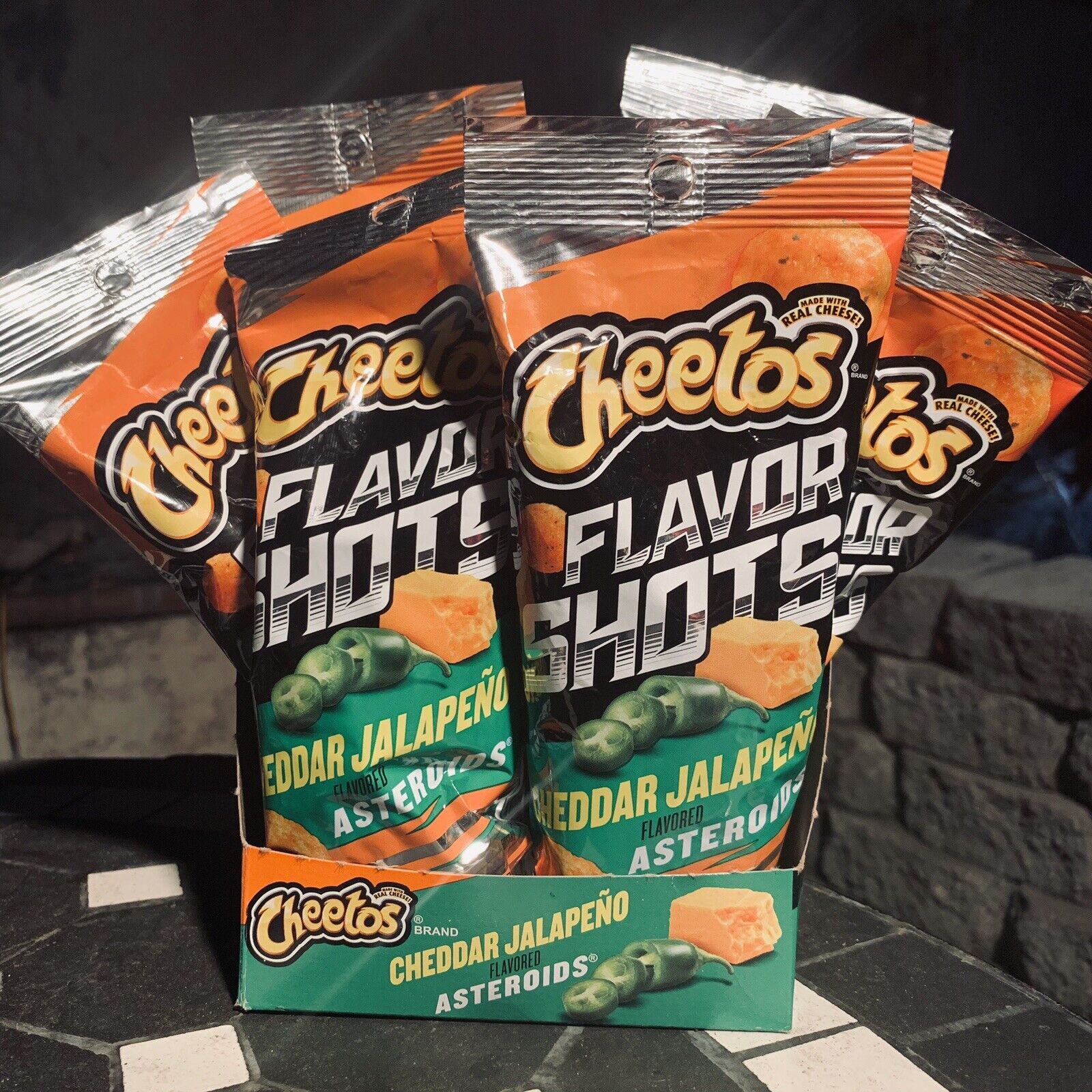 Cheetos Flavor Shots Cheddar Jalapeño Asteroids – Exotic Pop