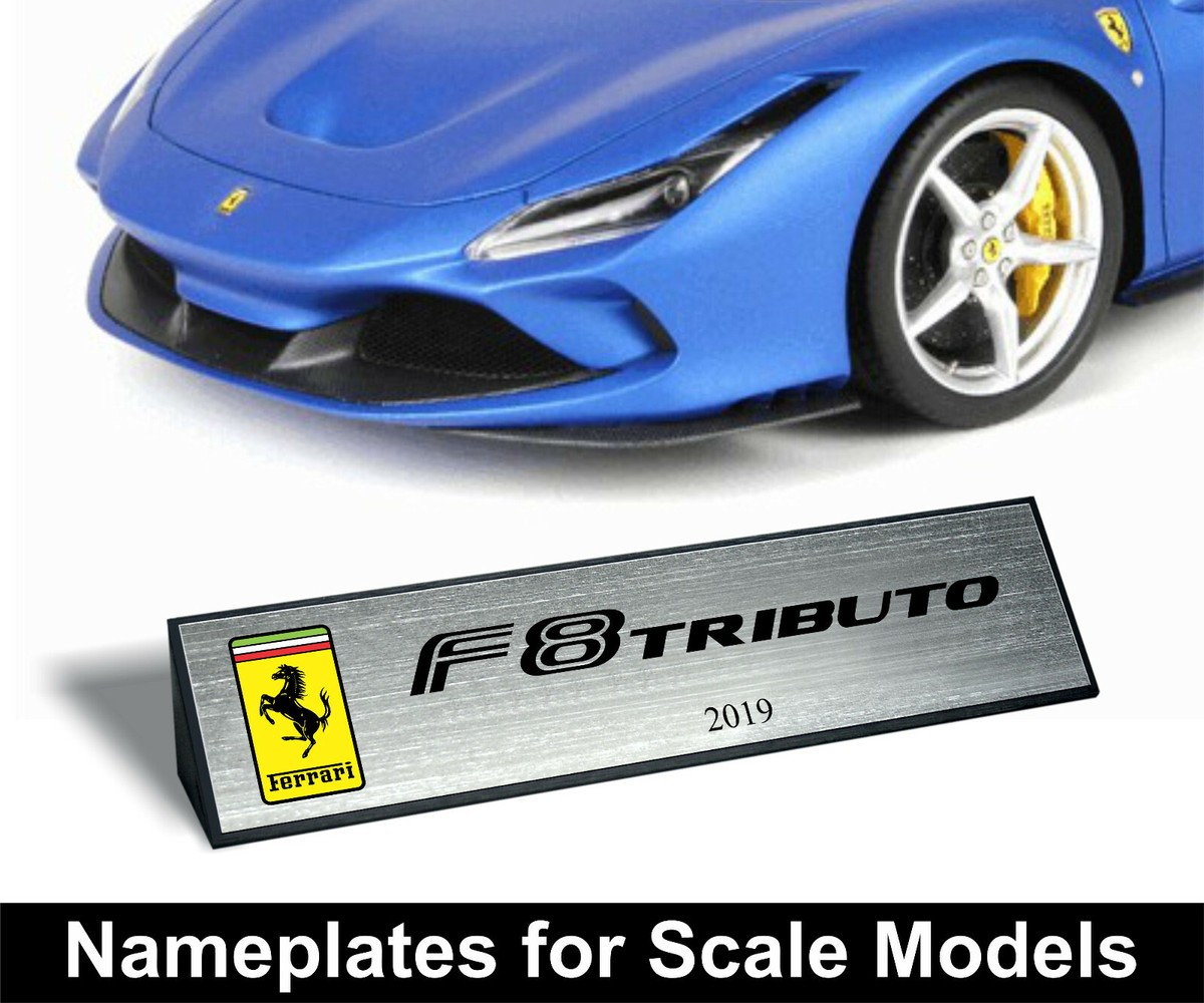 Nameplate for 1/18 Ferrari F80 LaFerrari Enzo F50 F40 288 GTO FXX