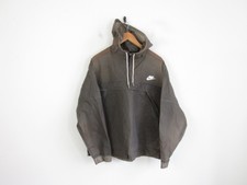 Nike Jacket Womens Brown Earth Day Waterproof Rain Anorak Coat Hooded M - Damage